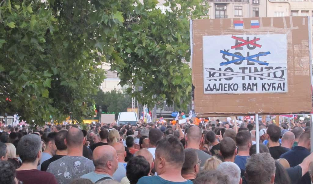 Nastavljeni protesti protiv iskopavanja litijuma u Srbiji